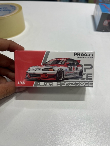Mô Hình Xe Poprace PR640212 PANDEM CIVIC EG6 v1.5 IDEMITSU MOTION INFINITE