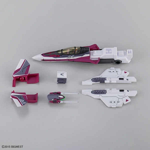 Mô Hình Lắp Ráp HG Macross 1/100 VF-31C SIEGFRIED - MIRAGE FARINA JENIUS USE - Deluxe Set của Bandai