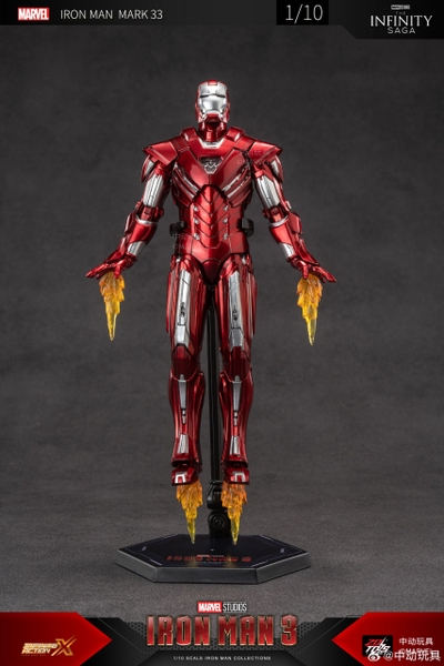 Mô Hình Ráp Sẵn Iron Man Mark 33 (MK33) Scale 1/10 của ZDToys