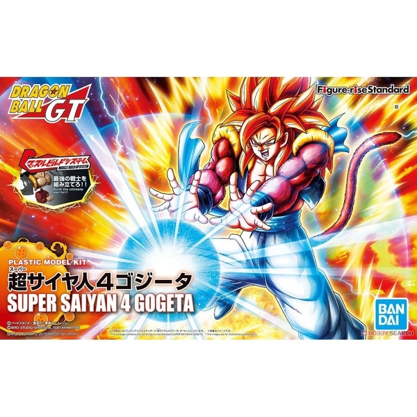 MÔ HÌNH LẮP RÁP FRS Figure-rise Standard SUPER SAIYAN 4 GOGETA của BANDAI nhật bản