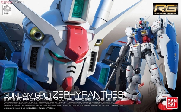 Mô Hình Lắp Ráp Gundam RG 1/144 RX-78 GP01 của Bandai Nhật bản