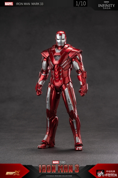 Mô Hình Ráp Sẵn Iron Man Mark 33 (MK33) Scale 1/10 của ZDToys