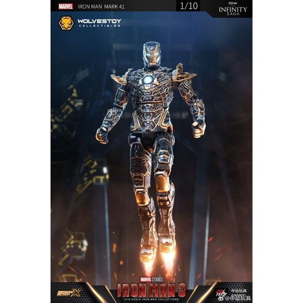 Mô Hình Ráp Sẵn Marvel IRONMAN MK41 của ZDtoys