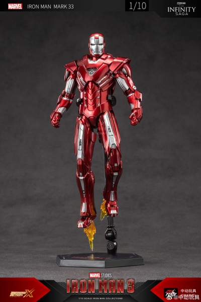Mô Hình Ráp Sẵn Iron Man Mark 33 (MK33) Scale 1/10 của ZDToys
