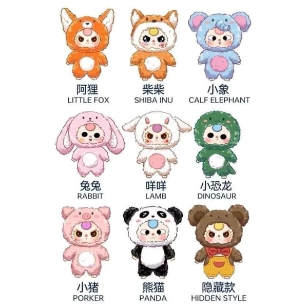 [Hộp Mù] Blindbox BABY THREE V3 ( bé 3 ) : Lẻ 1 box Baby Three V3