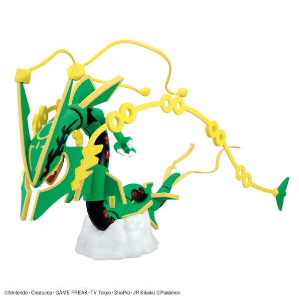 Mô Hình Lắp Ráp Pokemon Plastic Model Collection 61 Select Series Mega Rayquaza của Bandai Nhật bản
