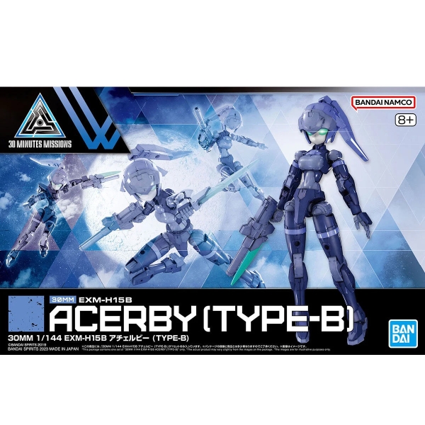 Mô Hình Lắp Ráp 30MM 1/144 EXM-H15B ACERBY (TYPE-B) của Bandai Nhật bản