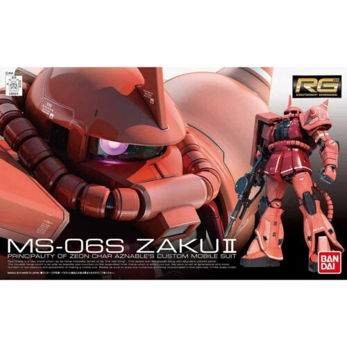 Mô Hình Lắp Ráp Gundam RG 1/144 MS-06S ZAKU Ⅱ của Bandai Nhật Bản