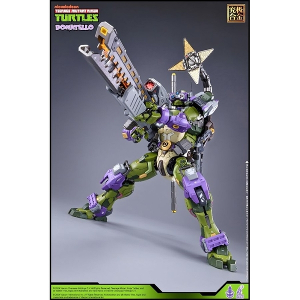 Mô hình Ráp Sẵn Action Figure With Metal Frame Donatello Cơ Giáp Ninja Rùa (TMNT-04) của HEATBOYS