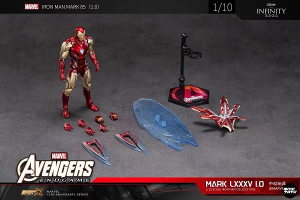 Mô Hình Ráp Sẵn Marvel Ironman MK85 1.0 Version - ZM12 của ZDToys