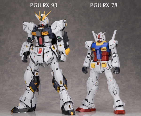 Mô Hình Lắp Ráp Gundam PG UNLEASHED 1/60 RX-93 NU (v) GUNDAM của Bandai Nhật Bản