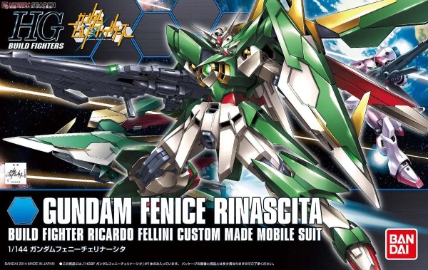 Mô Hình Lắp Ráp Gundam HGBF 1/144 Wing Gundam Fenice Rinascita của Bandai Nhật bản