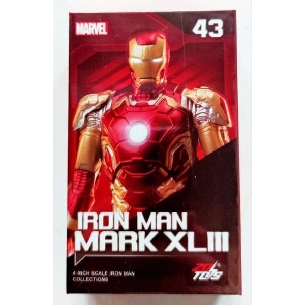 Mô hình Marvel - Iron Man Mark XLIII MK43 (4 Inch) - ZD Toys - ZM26