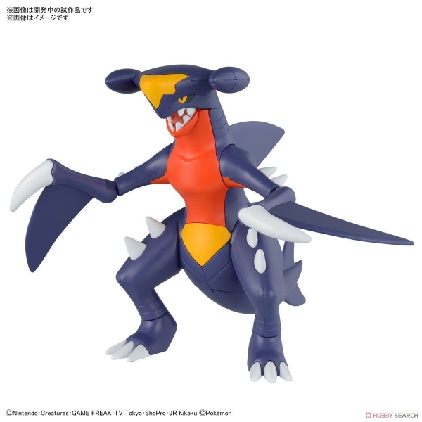 Mô Hình Lắp Ráp Pokémon PLAMO COLLECTION 48 SELECT SERIES Garchomp của Bandai Nhật Bản