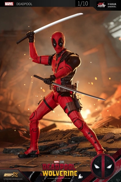 Mô Hình Ráp Sẵn Marvel DeadPool - DeadPool & Wolverine của ZDtoys