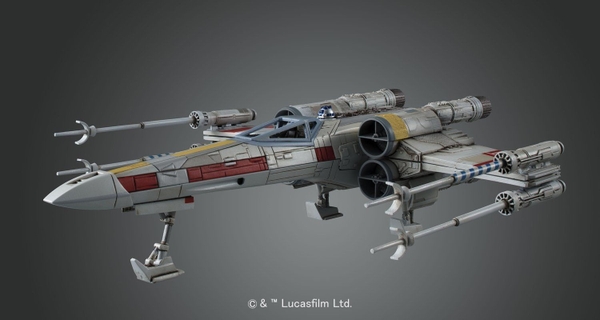 Mô Hình Lắp Ráp Star Wars 1/72 X-WING STARFIGHTER của Bandai Nhật Bản