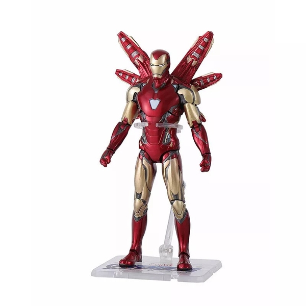 Mô Hình Ráp Sẵn Marvel Iron Man MK85 with Plastic Holder của ZDtoys