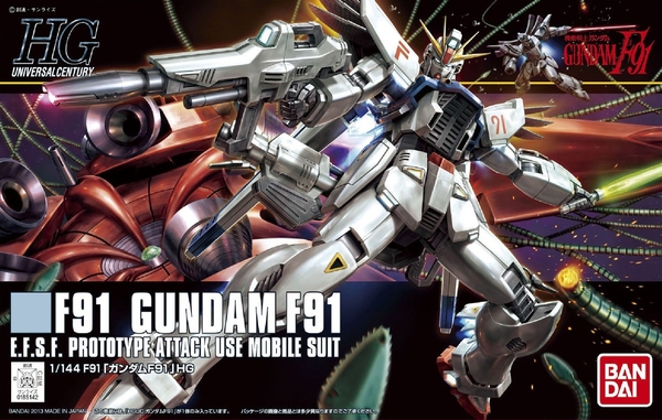 Mô Hình Lắp Ráp Gundam HG UC 1/144 Gundam F91 của Bandai Nhật Bản