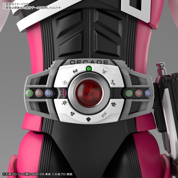 Mô Hình Lắp Ráp FRS Figure-rise Standard MASKED RIDER DECADE của Bandai Nhật Bản (tặng kèm base)
