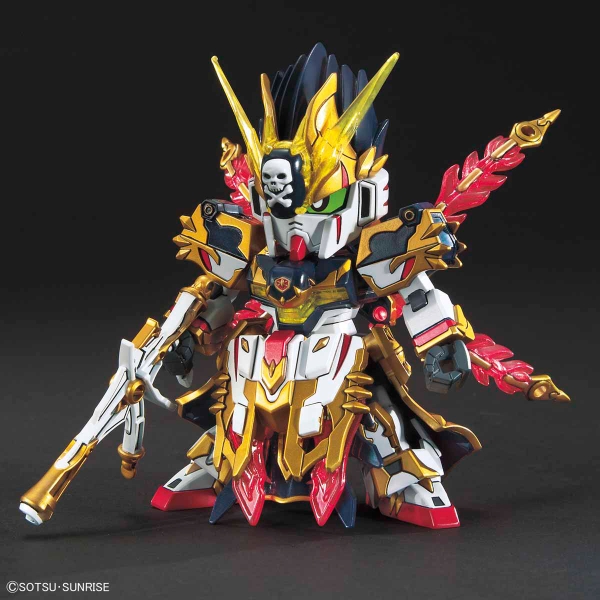 Mô Hình Lắp Ráp Gundam SD Sangoku Soketsuden Gan Ning Crossbone Gundam của Bandai Nhật Bản