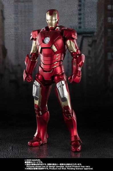 Mô Hình Ráp Sẵn S.H.Figuarts Iron Man Mark 7 - Avengers Assemble Edition của Bandai Nhật Bản