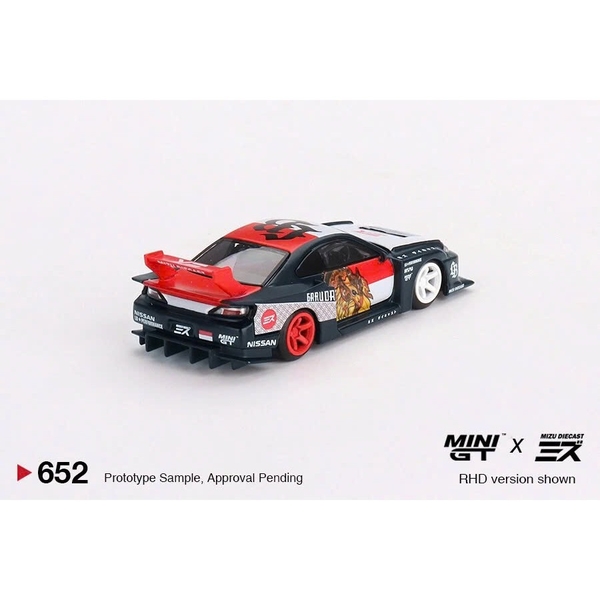 Mô Hình Xe Mini GT CARD Version MGT00652 Nissan LB-Super Silhouette S15 SILVIA “Garuda”
