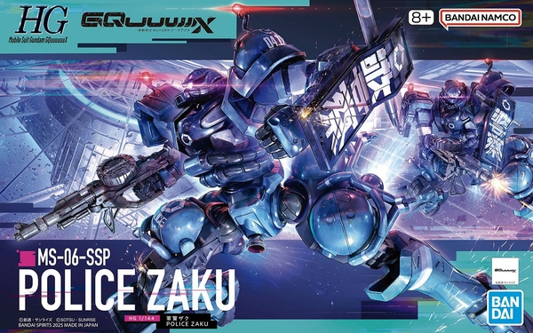 Mô Hình Lắp Ráp Gundam HG 1/144 Military Police Zaku của Bandai Nhật Bản