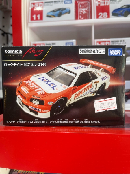 Tomica PRM Racing Nissan GT-R R34 Loctite