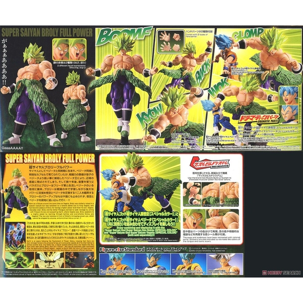 Mô hình lắp ráp Figure-rise Standard Super Saiyan Broly Full Power Chính hãng Bandai