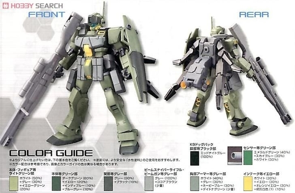 Mô Hình Lắp Ráp Gundam HGBF 1/144 GM SNIPER K9 của Bandai Nhật Bản