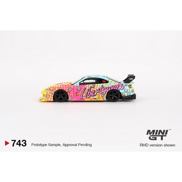 Mô Hình Xe Minigt Card Version MGT00743 Nissan LB-Super Silhouette S15 SILVIA LB KUMA