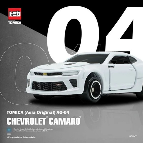 Mô Hình Xe Tomica Asia Original AO-04 Chevrolet Camaro Chính Hãng TakaraTomy
