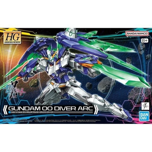 [Có sẵn] Mô hình HG1/44 GUNDAM 00 DIVER ARC Chính hãng Bandai