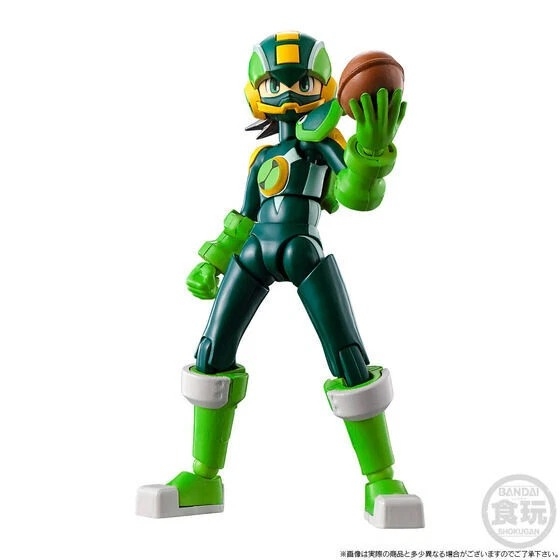 Mô Hình Lắp Ráp  SMP Kit Makes Pose Rockman EXE Heat Guts & Wood Shield Set của Bandai Nhật Bản