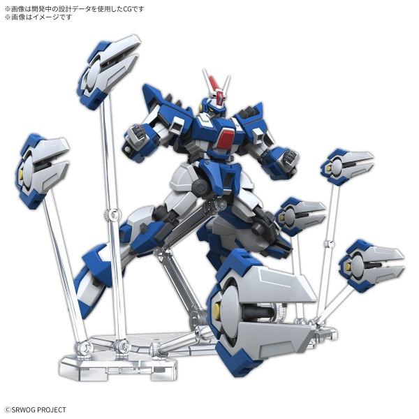 Mô Hình Lắp Ráp Gundam HG Super Robot Wars OG Ashsaviour của Bandai Nhật Bản