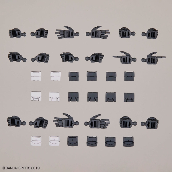 Mô Hình Lắp Ráp 30MM Bộ phụ kiện 1/144 Option Parts Set 12 (Hand Parts/Multi Joint) của Bandai Nhật Bản
