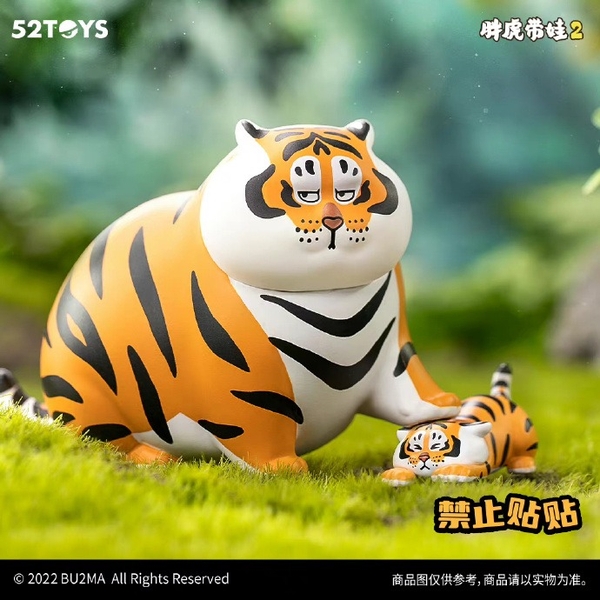 Hộp Mù 52Toys Blindbox Hổ Béo và Hổ Con series 2