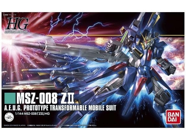 Mô Hình Lắp Ráp Gundam HGUC 1/144 Z 2 / Z II của Bandai Nhật Bản