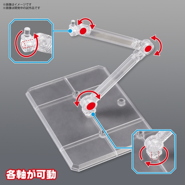 Base - giá trưng bày mô hình ACTION BASE 7 [CLEAR COLOR] Chính Hãng Bandai