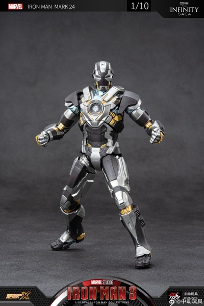 Mô Hình Ráp Sẵn Marvel IRON MAN MK24 của ZDtoys