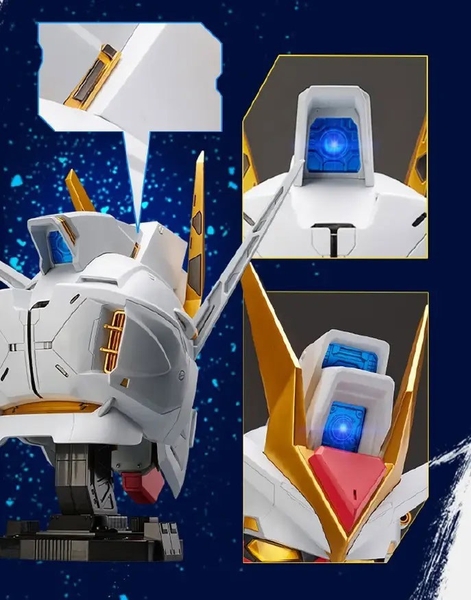 Mô Hình Tĩnh Ráp Sẵn BN Head Collection Vol. 2 Strike Freedom Gundam của Bandai Nhật bản