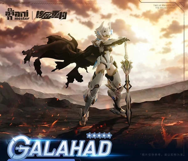 Mô Hình Lắp Ráp White Dragon Knight - Galahad - Tặng Effect cánh ánh sáng kim cương