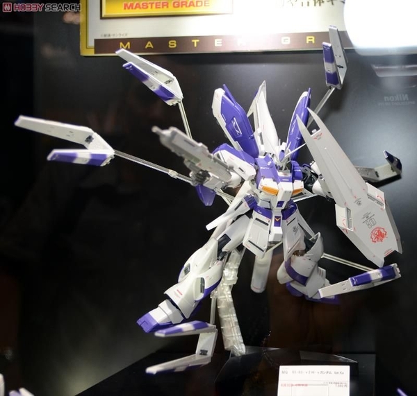 Mô Hình Lắp Ráp Gundam MG RX-93-V2 Hinu Hi Nu ver.Ka của Bandai Nhật Bản (kèm base và decal nước)