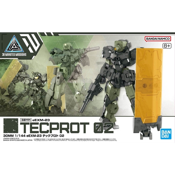 Mô Hình Lắp Ráp 30MM 1/144 eEXM-23 TECPROT 02 của Bandai Nhật bản