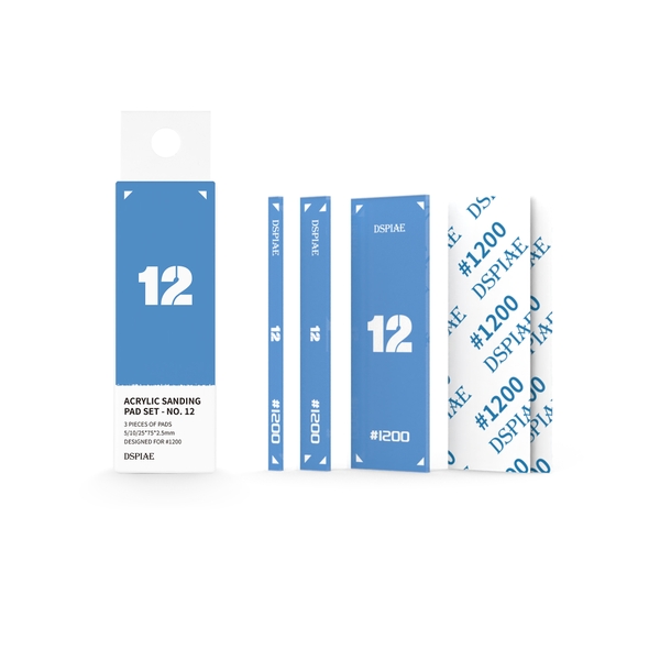 Dụng Cụ Dspiae Bộ chà nhám nhiều màu Acrylic Sanding PT-SP04 PT-SP08 PT-SP10 PT-SP12 PT-SP15