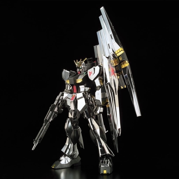 Mô Hình Lắp Ráp HGUC 1/144 v Gundam vs Sazabi set special coating Gundam Base của Bandai