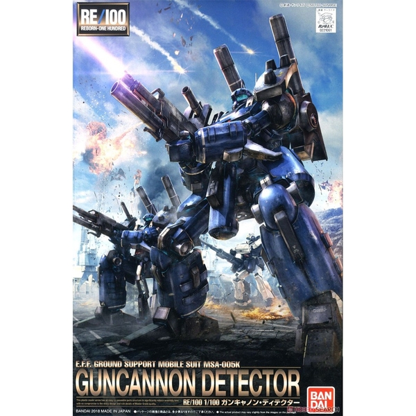 Mô hình lắp ráp RE Guncannon Detector 1/100 Chính Hãng Bandai