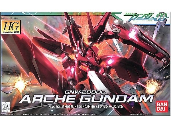 Mô Hình Lắp Ráp Gundam HG 00 1/144 Arche Gundam của Bandai nhật bản