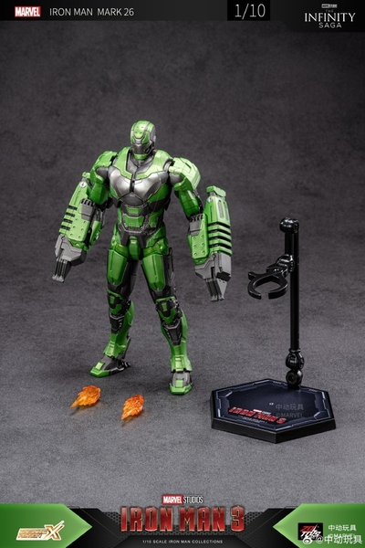 Mô Hình Ráp Sẵn Marvel 1/10 Iron Man Mk26 của Zdtoys