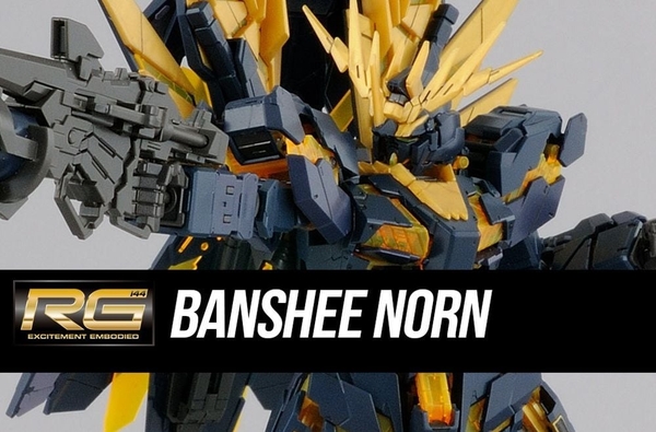 Mô Hình Lắp Ráp Gundam RG 1/144 UNICORN GUNDAM 02 BANSHEE NORN của Bandai Nhật Bản